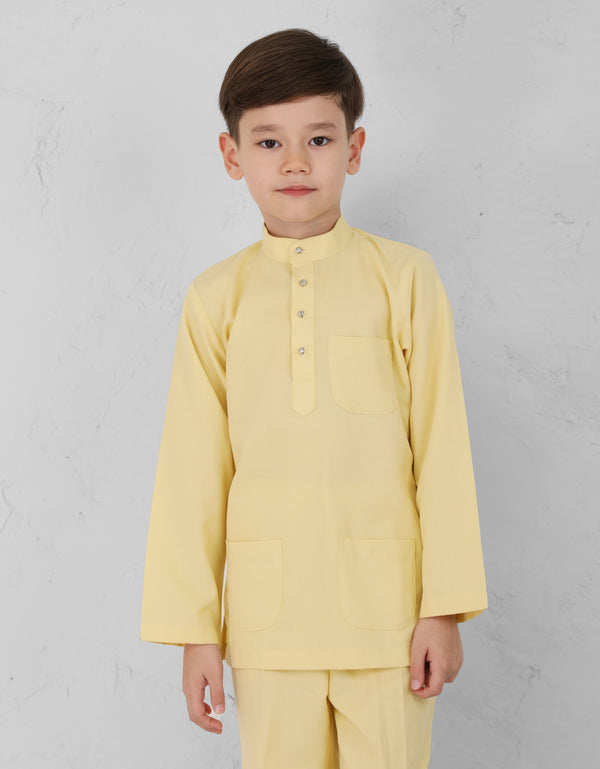 KIDS BAJU MELAYU AFWA (SWEET YELLOW)